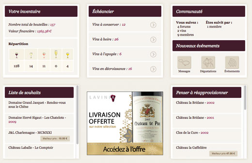 Synth�se de votre cave � vin